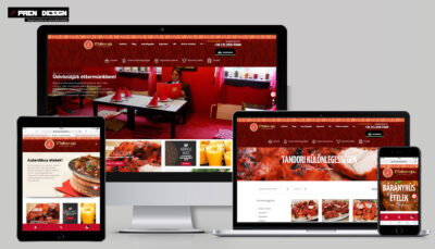 Weblap készítés Indiai étterem